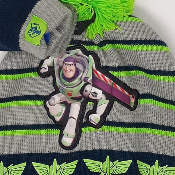 Buzz Lightyear Hat & Mittens 2-Piece Set - Picture 3 of 5